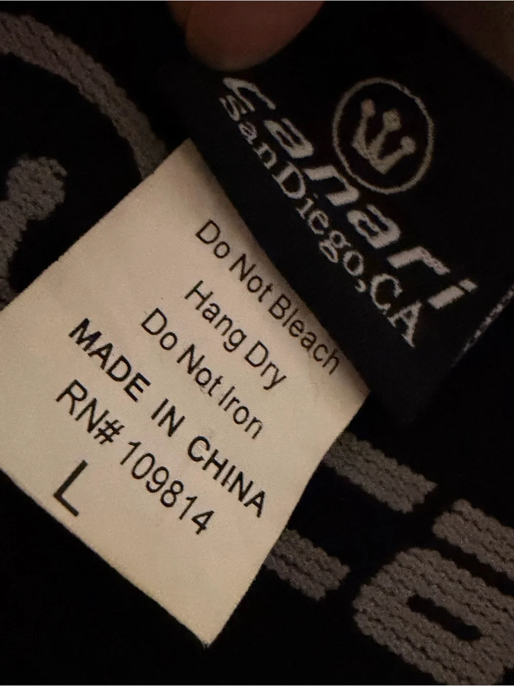Canari Black Cycling Shorts with White Side Piping and Logo Waistband